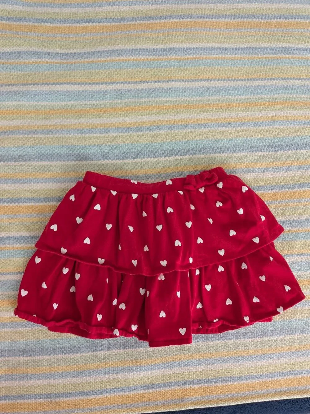 ⭐ Gymboree Red & White Heart Print Skort Size 5T